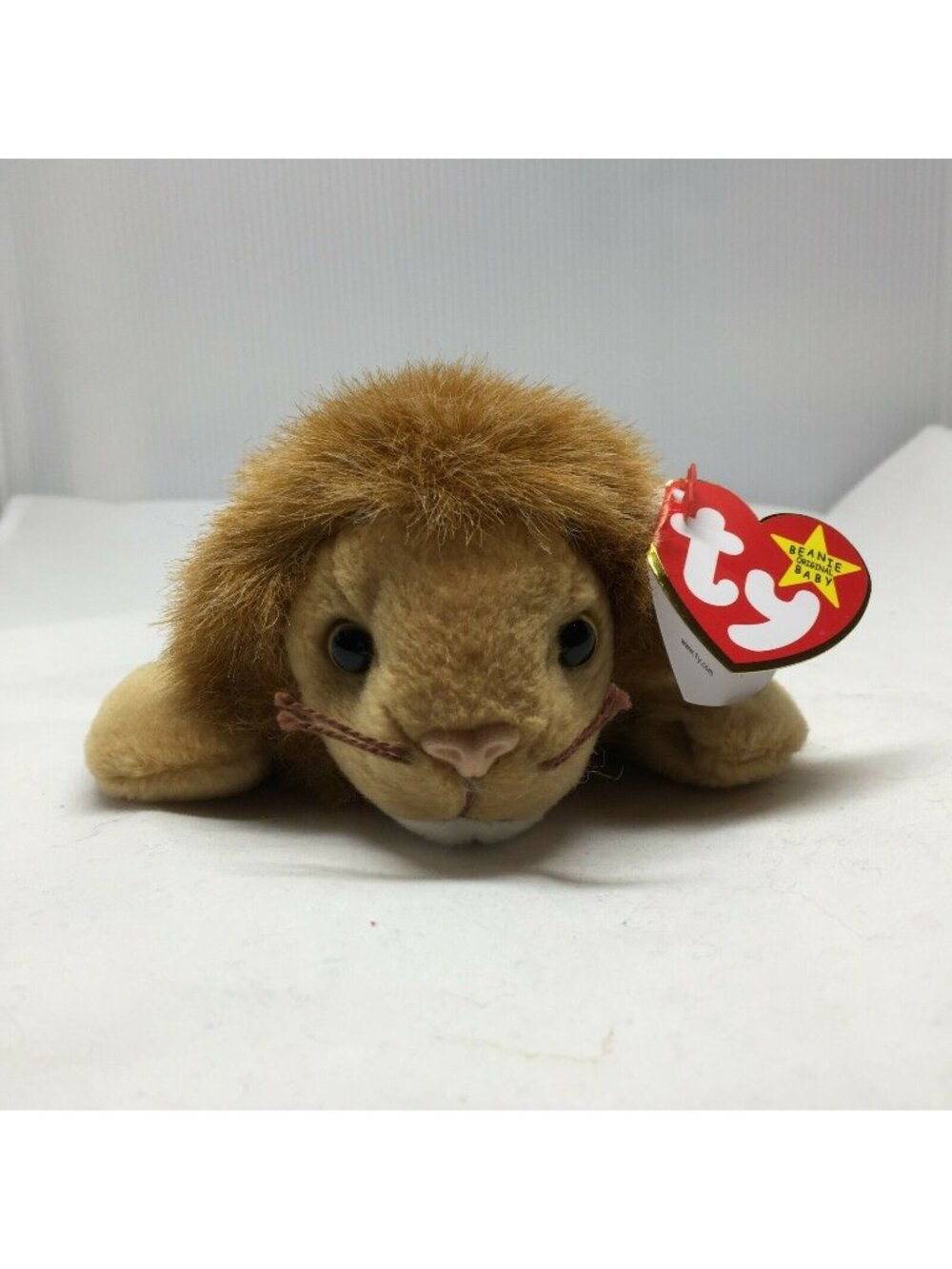 Ty Beanie Baby Roary Lion Plush Stuffed Animal Retired W Tag February 20 1996